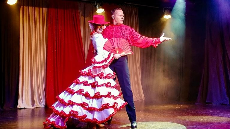 Fernando maakte naam als flamenco danser in Spanje (foto: Fernando Reyes).
