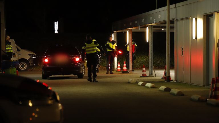 De controle in Cuijk (beeld: SK Media).