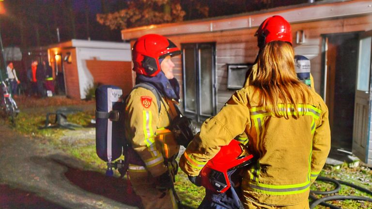 De brandweer kon het vuur snel blussen (foto: SQ Vision).