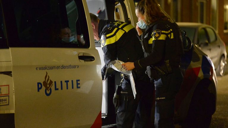 De melding van de schietpartij in Breda kwam rond kwart over een maandagnacht binnen (foto: Perry Roovers/SQ Vision).