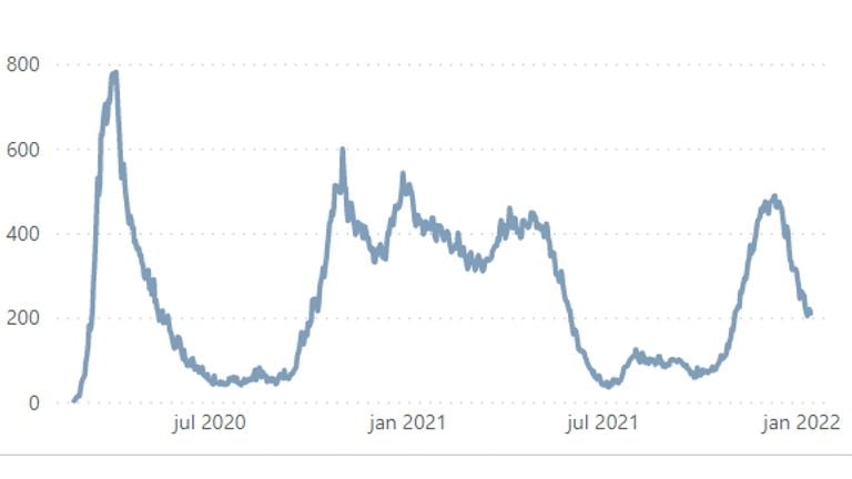 Het aantal coronapatiënten in de Brabantse ziekenhuizen daalt nog (beeld: NAZB)