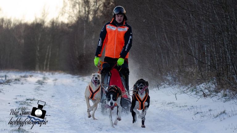 Trainen in Nederland met sneeuw! (foto: Peter Slams hobbyfotografie).