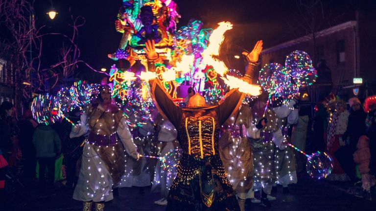 Meelopen in een carnavalsoptocht stond al lang bovenaan het lijstje van Desiree (Foto: privéarchief).