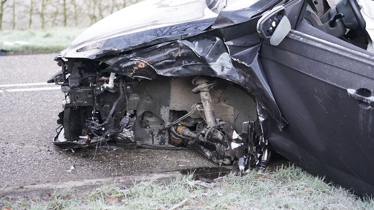 Hoe het ongeluk in Waspik kon gebeuren, wordt onderzocht (foto: Jeroen Stuve/SQ Vision).