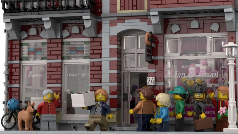 Zelfs de wachtende mensen krijgen een plekje in het bouwwerk (foto: Christian van der Ven).