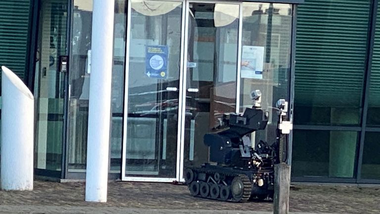 Robot gaat op onderzoek uit (foto: Omroep Brabant / Jan Peels).