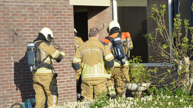 Na het blussen was het ventileren (foto: Perry Roovers/SQ Vision Mediaprodukties).