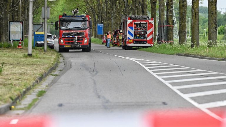 De omgeving is voor een groot deel afgezet (foto: Toby de Kort/SQ Vision)