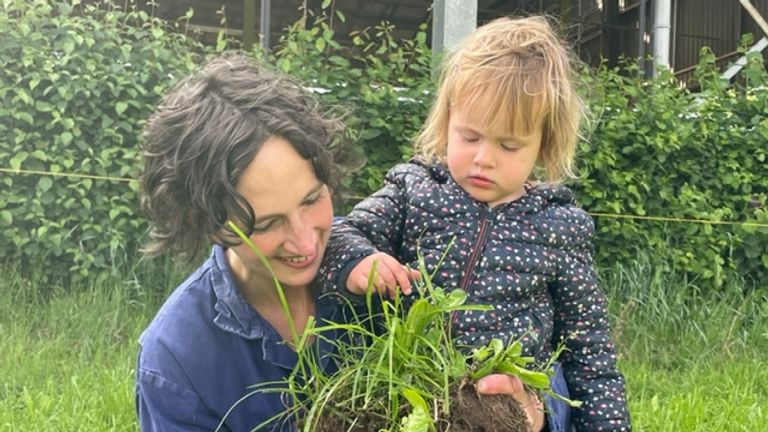 Het kruidenrijke gras heeft diepere wortels, goed voor het bodemleven (Foto: Tessel Linders)