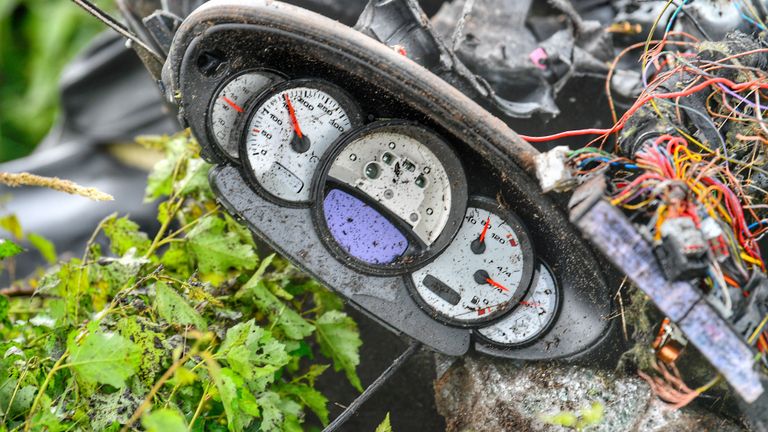 De snelheidsmeter staat nog op 150 km per uur (foto:SQVision/Rico Vogels).) 