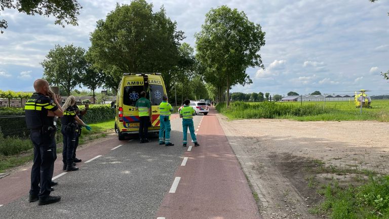 Het ongeluk gebeurde maandag 30 mei (foto: Marco van den Broek/SQ Vision).