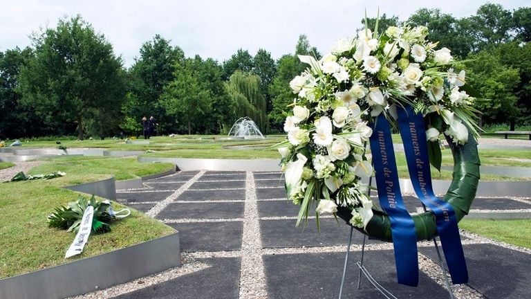 De tuin van bezinning (foto: politie).