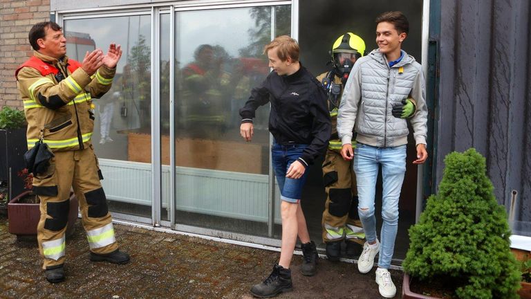 Nico kwam voor een laatste speciale uitruk in actie als vrijwilliger voor de brandweer (foto: Bart Meesters / SQ Vision).