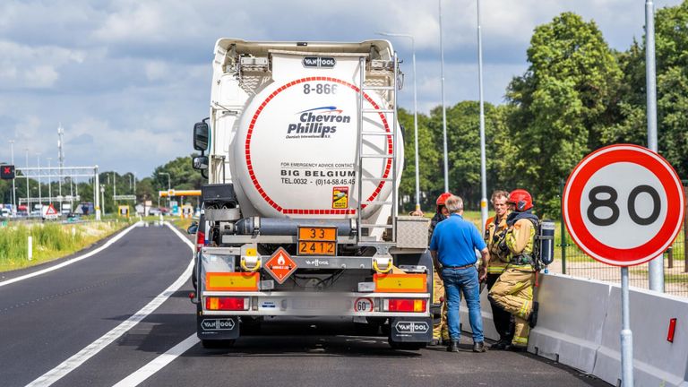 De 'stinkende' tankwagen (foto: Dave Hendriks/SQ Vision Mediaprodukties).