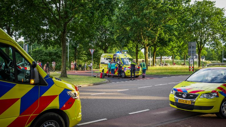 Een deel van de omgeving werd na het ongeluk afgesloten (foto: SQ Vision Mediaprodukties).