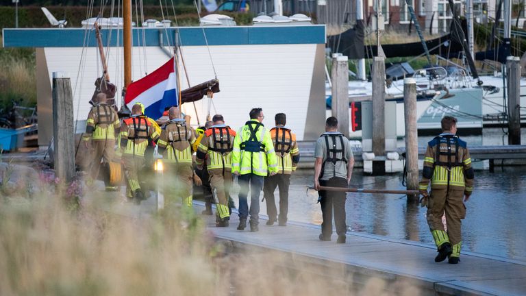 Grote inzet van hulpverleners (foto: Christian Traets/SQ Vision Mediaprodukties).