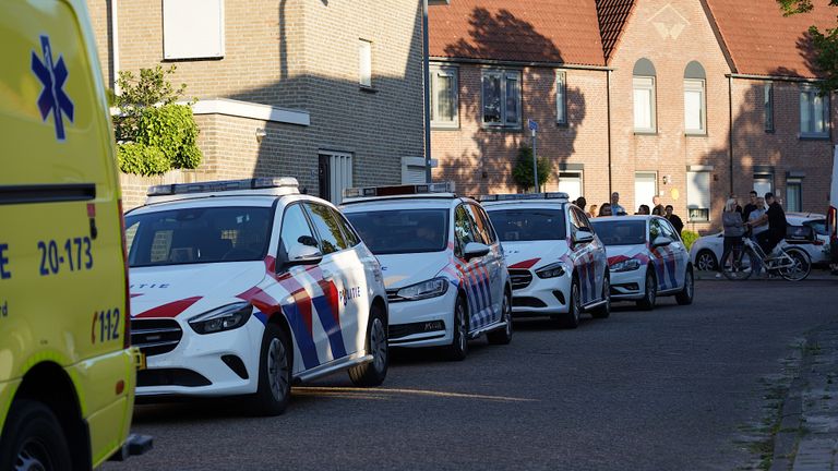 Hulpdiensten rukten massaal uit naar Oosterhout (foto: Jeroen Stuve/SQ Vision).