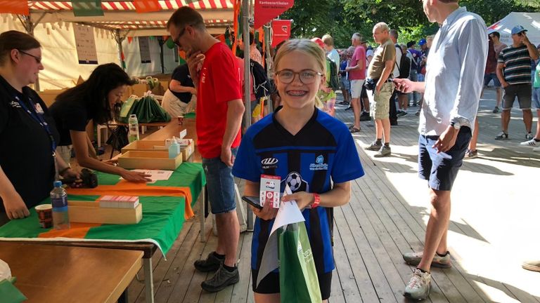 Vierdaagse zit er bijna op voor Meike (eigen foto).