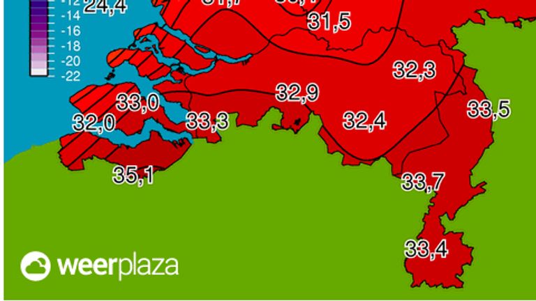 Beeld: weerplaza.