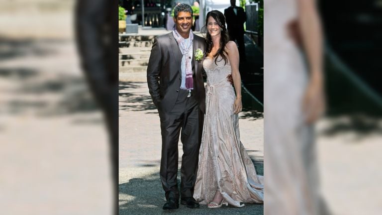 Stefanie Rucker uit Den Bosch trouwde in 2010 met Frank Rijkaard (foto: ANP).