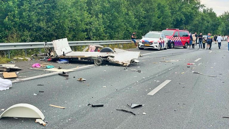 Het onderstel van de caravan (foto: Rico Vogels - SQ Vision).