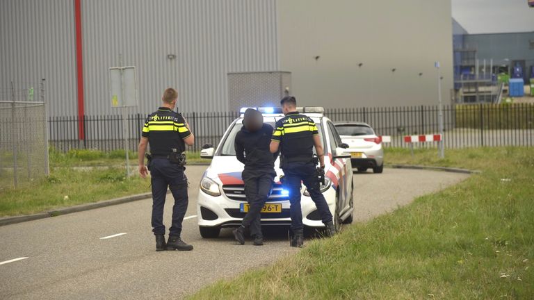 Een van de bestuurders is aangehouden (foto: Perry Roovers/SQ Vision).