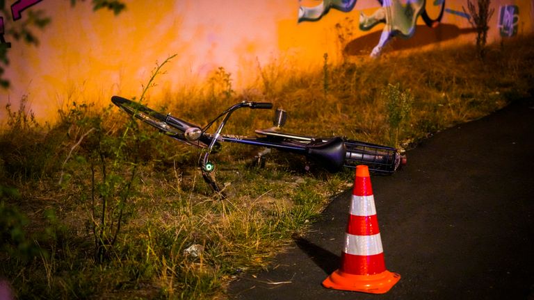 Het slachtoffer zou met zijn fiets in de struiken naast het fietspad in de PSV-laan hebben gelegen (foto: SQ Vision).