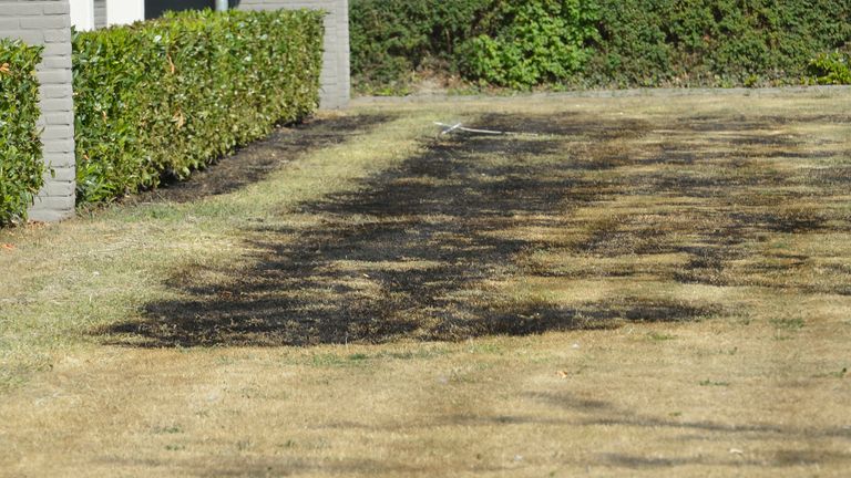 Het gras dat in brand vloog (foto: Perry Roovers - SQ Vision).