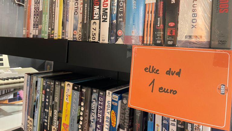 DVD's kijken in de plaats van Netflix