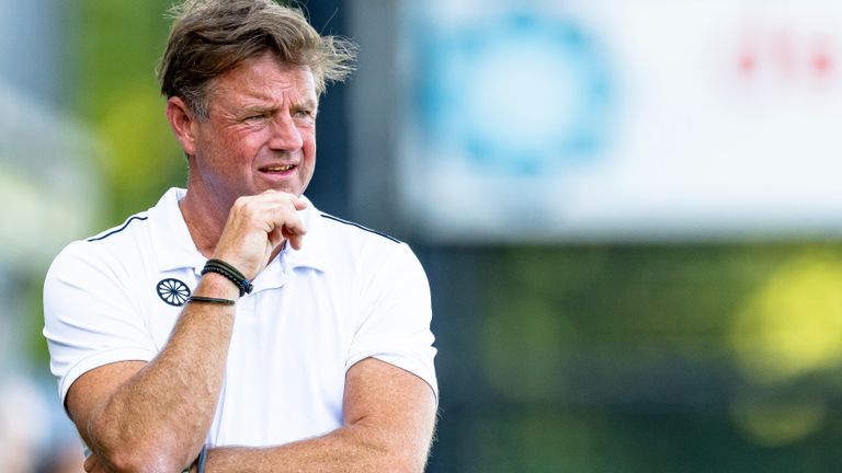 Lammers ziet zijn ploeg gelijkspelen tegen de landskampioen (foto: MaRicMedia).