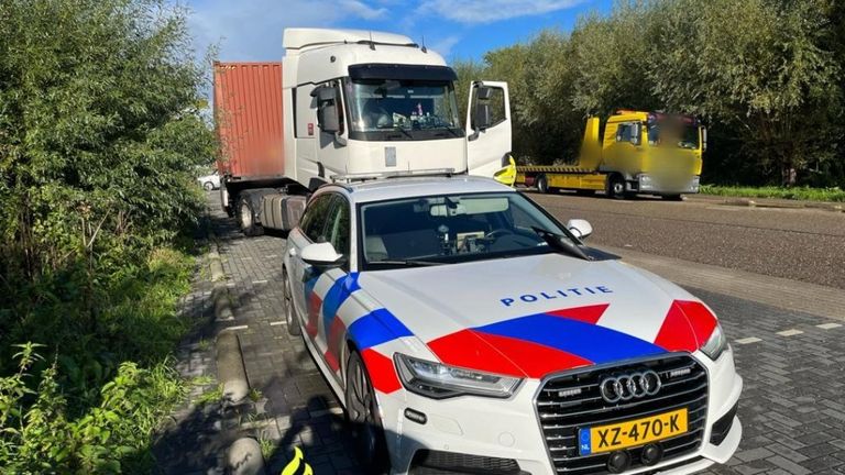 Foto: Twitter Verkeerspolitie Zwb