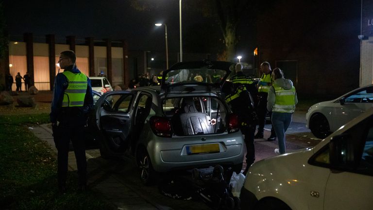 Deze auto werd gecontroleerd en inbeslaggenomen (foto: SQ Vision)