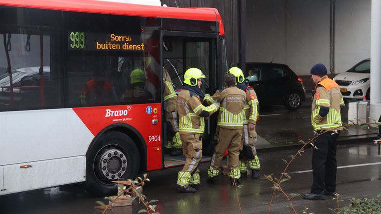 Het ongeluk gebeurde in de buurt van het NS-Plein in Tilburg (foto: Corrado Francke).