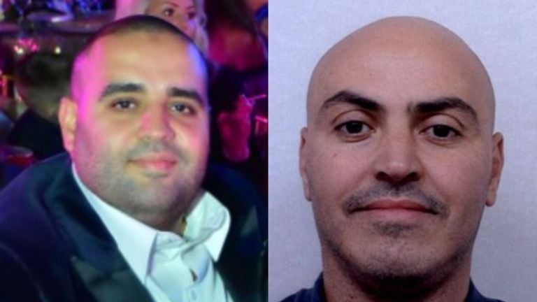 Deze foto's van Fahd el Kandoussi (links) en Mohammed Najib Kajdouh (rechts) heeft de politie dinsdagavond gedeeld.