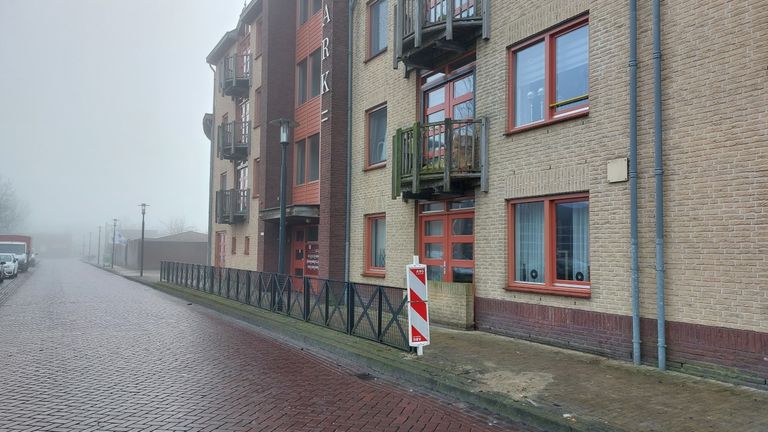 De situatie rond tien uur vrijdagochtend.