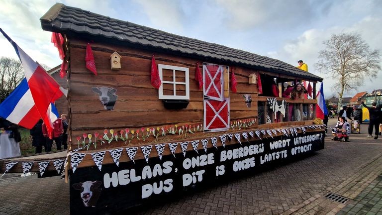 Optocht in Zandkruiersrijk (foto: Vincent de Groot).