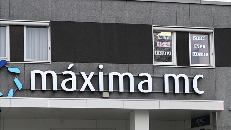 Ook bij het Máxima Medisch Centrum werd eerder al gestaakt voor een beter loon (foto: ANP).