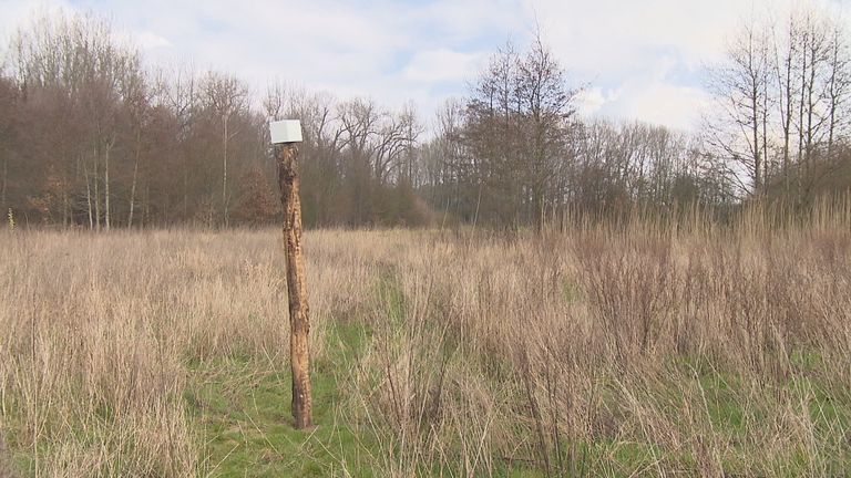 Het natuurgebied van Bart en Sanne (foto: Omroep Brabant).