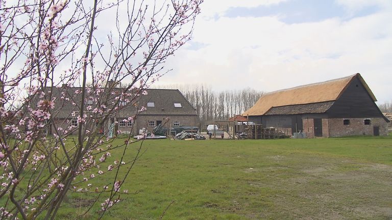 De boerderij van Bart en Sanne (foto: Omroep Brabant). 