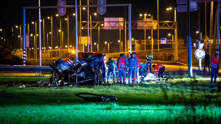 Het ongeluk op tweede kerstdag vorig jaar (foto: ANP).