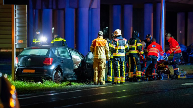 Het ongeluk op tweede kerstdag vorig jaar (foto: ANP).