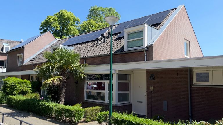 Het huis van Leo in Escharen (foto: Jos Verkuijlen)