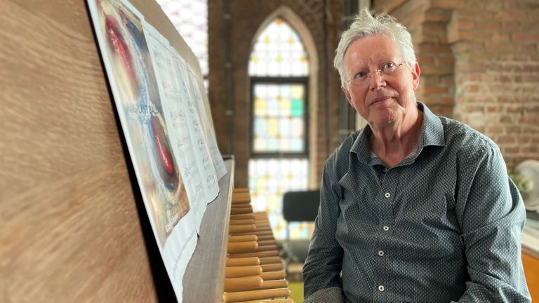 Beiaardier Marcel Siebers (foto: Jos Verkuijlen).