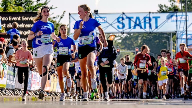 En dan is-ie echt begonnen! (foto: Marcel  van Dorst).