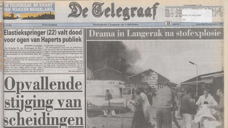 De Telegraaf van 20 september 1993.