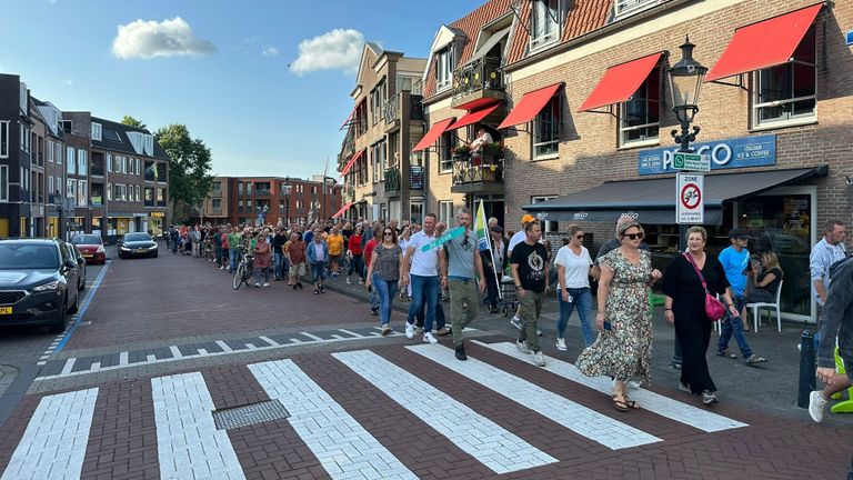 In juli was er een grote steunactie (foto: ZuidWest TV).