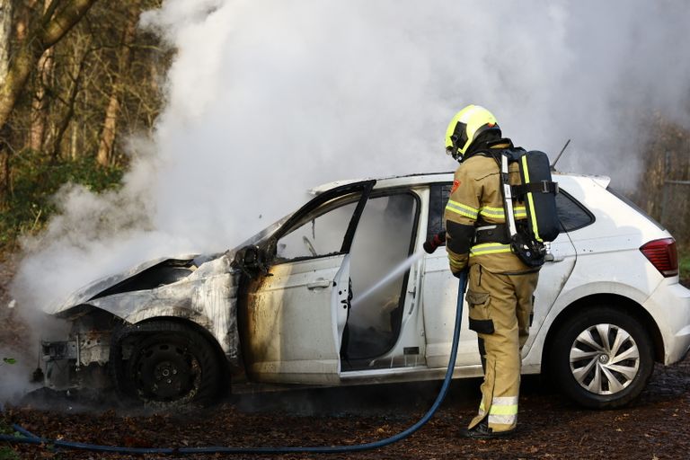 De brandweer had het vuur snel onder controle (foto: SK-Media)