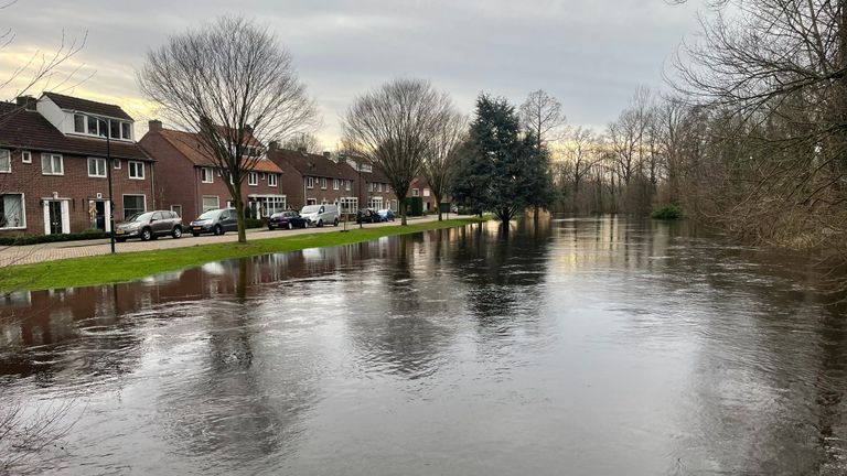 Met Kerst bereikte de Dommel voorlopig het hoogste punt in Sint-Oedenrode.