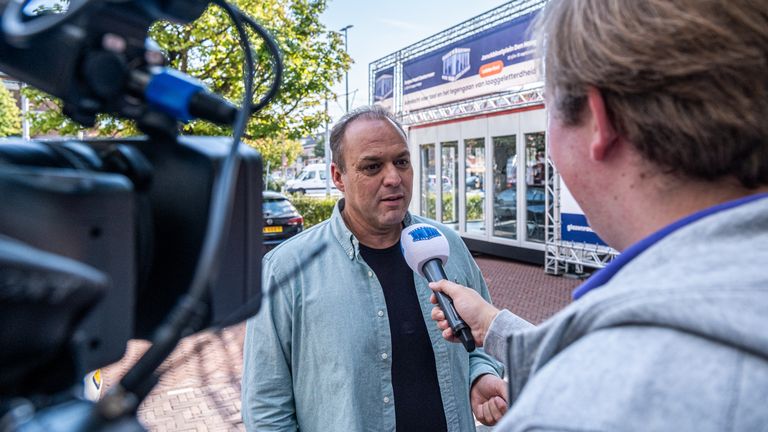 Frans in Roosendaal voor zijn nieuwe programma (Foto: ANP)