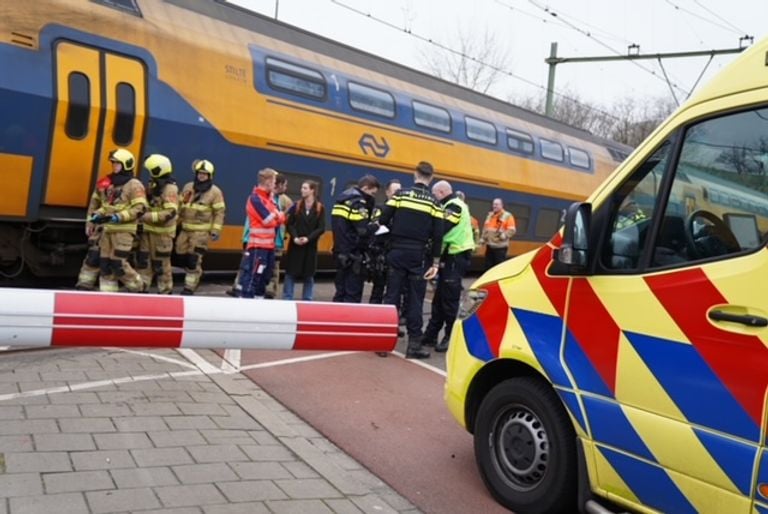 De ravage op het spoor na het ongeval. (Foto: SQ Vision/Bart Meesters).